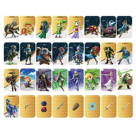 zelda botw nfc cards|zelda amiibo cards full set.